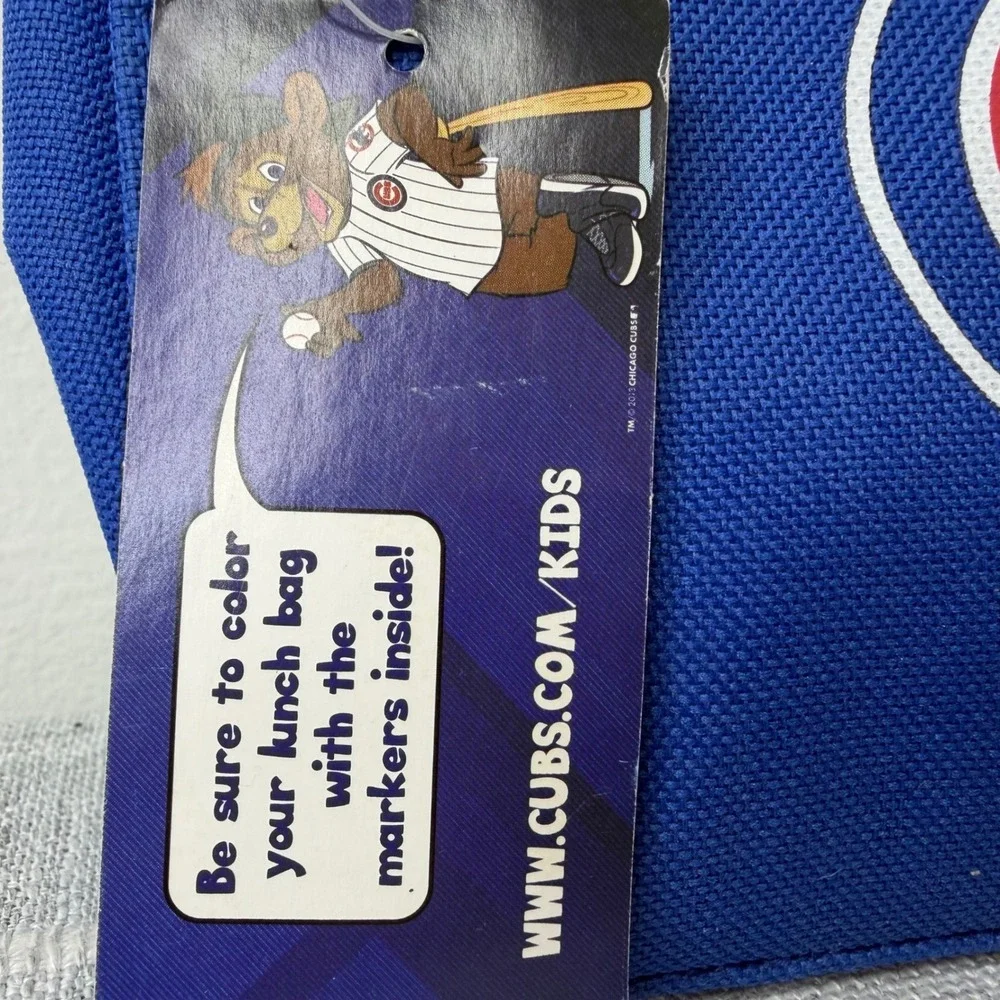 Chicago Cubs Kids Cooler Insulated Coloring Lunch Bag w/ Markers Giveaway 2013‎